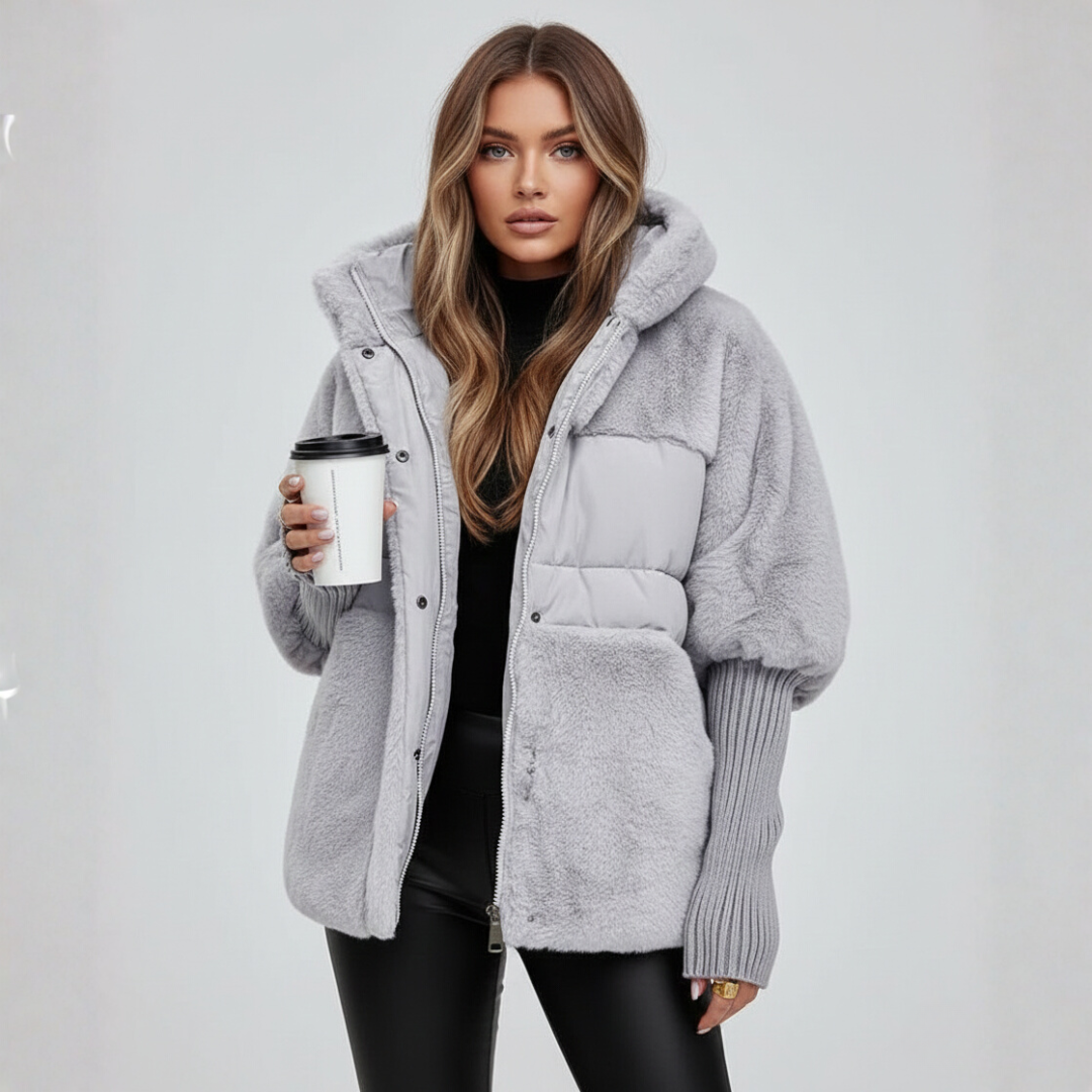 Aspen - A sherpa-sleeve coat that just works