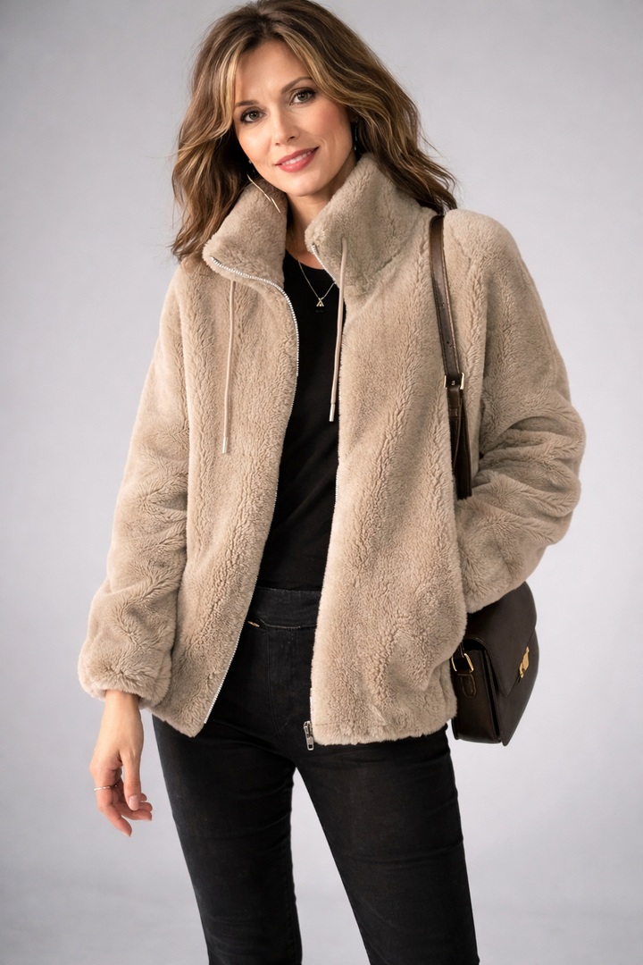 EMBER – Soft Teddy Zip Jacket
