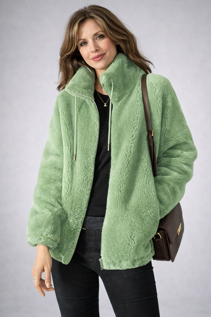 EMBER – Soft Teddy Zip Jacket