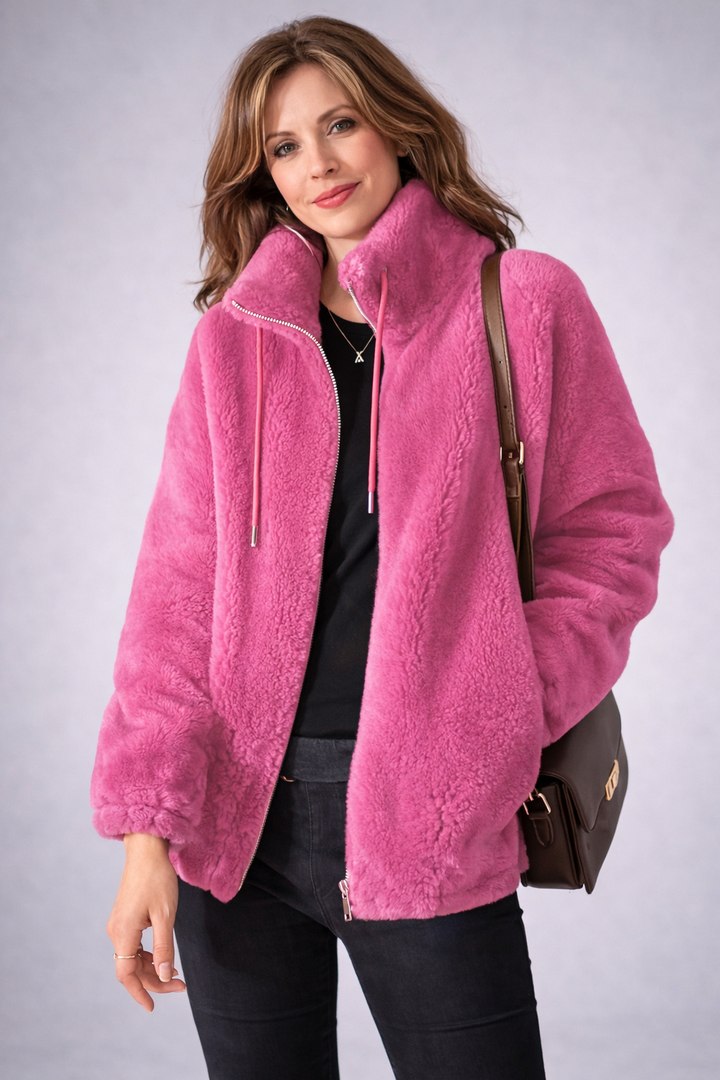 EMBER – Soft Teddy Zip Jacket