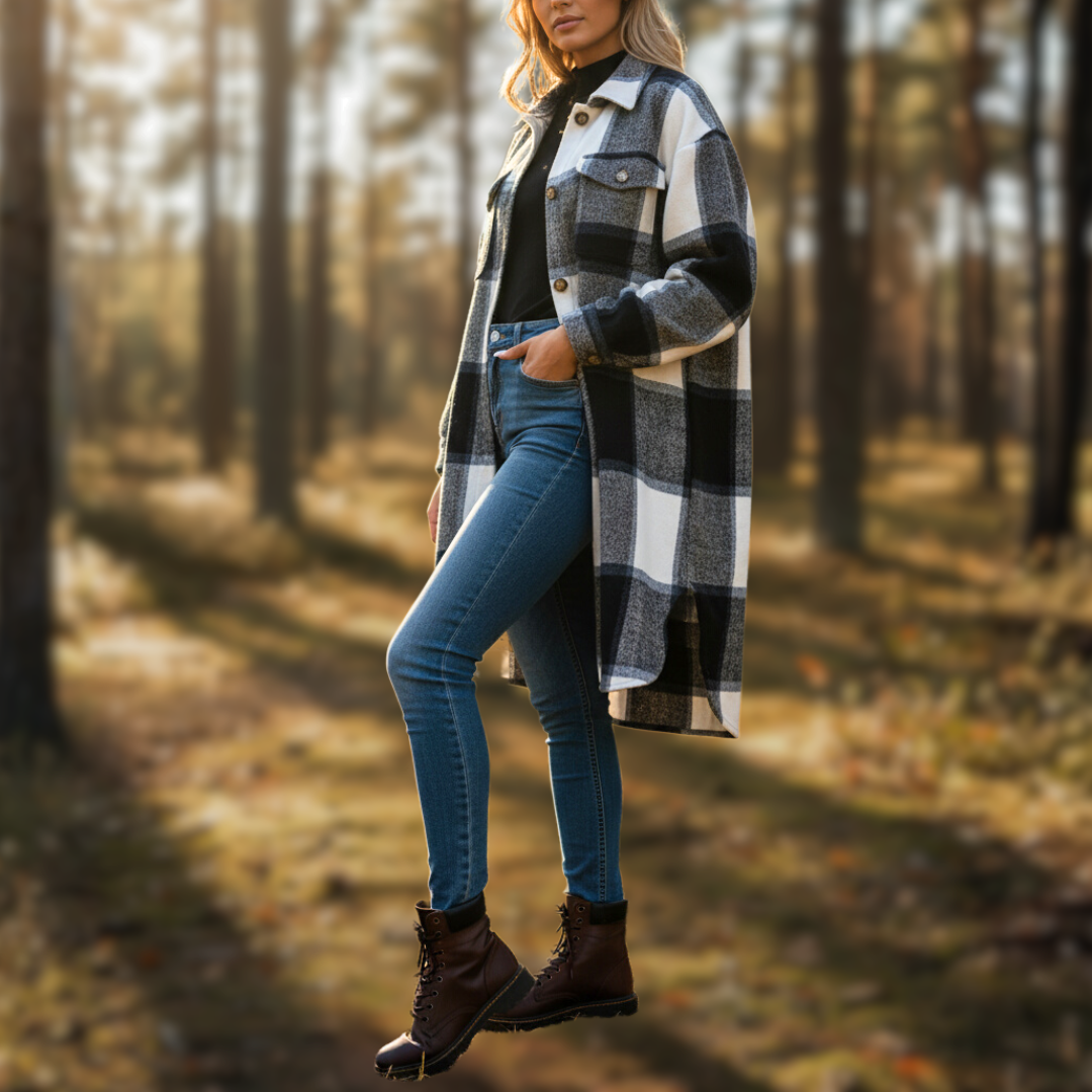 Nora Shacket – Nordic Comfort in Every Stitch