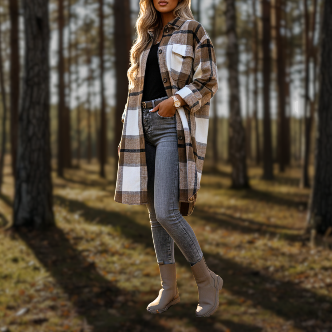 Nora Shacket – Nordic Comfort in Every Stitch