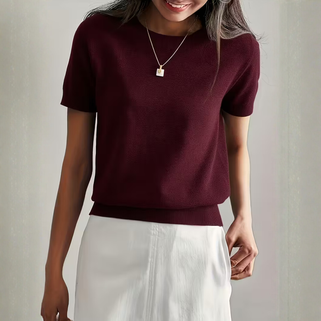 Ruby - The knit top that feels like a small breath of calm