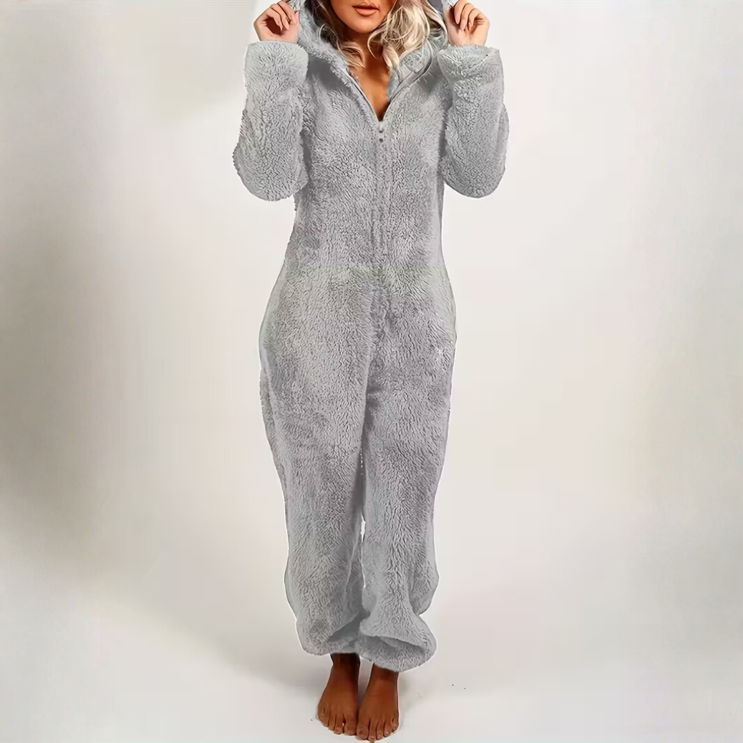 Sloane - Soft confidence in a winter jumpsuit
