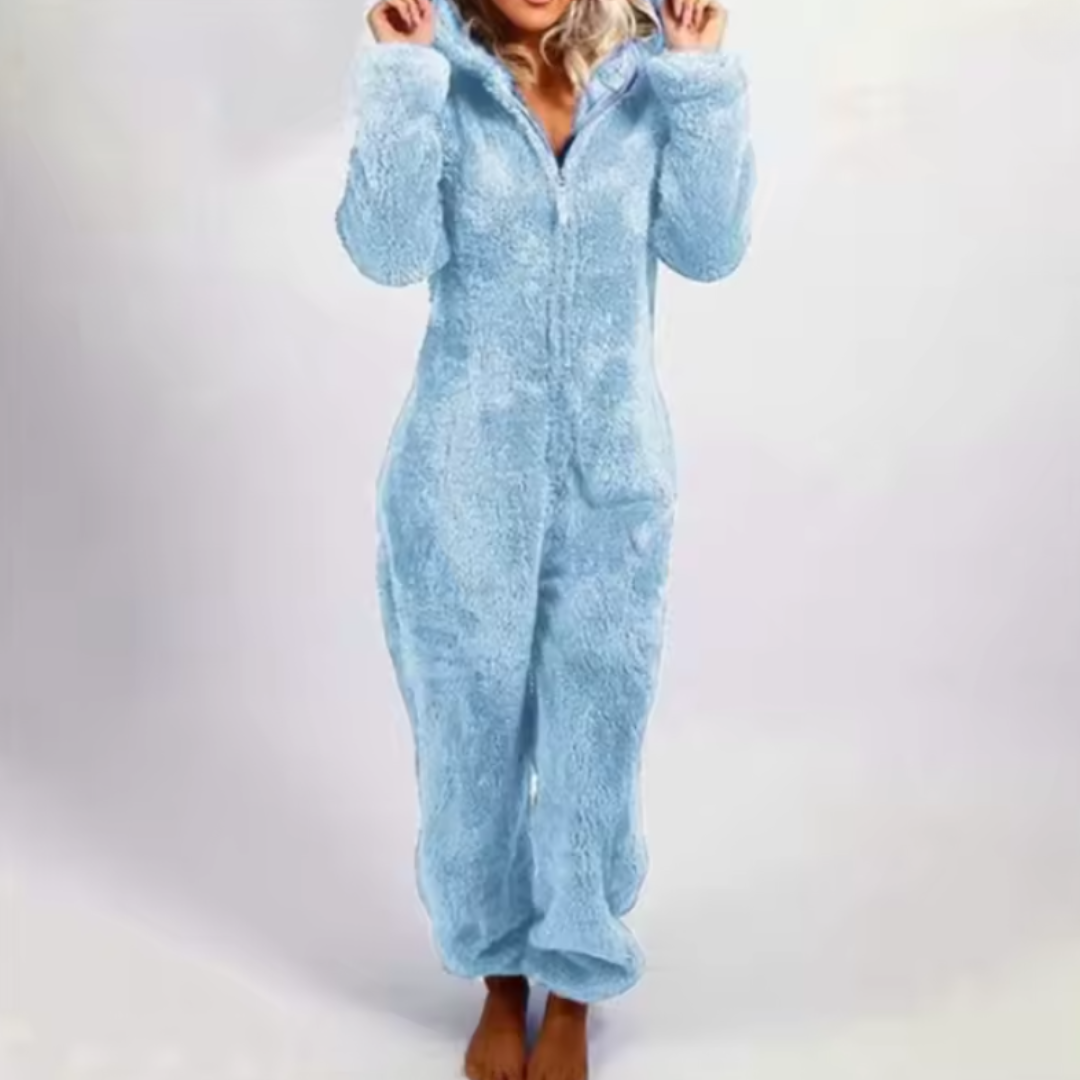 Sloane - Soft confidence in a winter jumpsuit